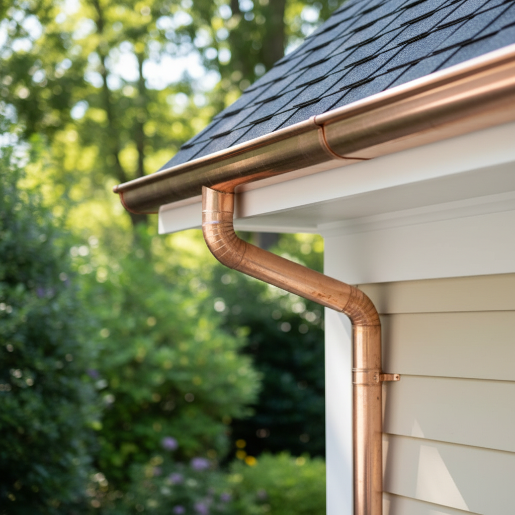 Copper Gutters