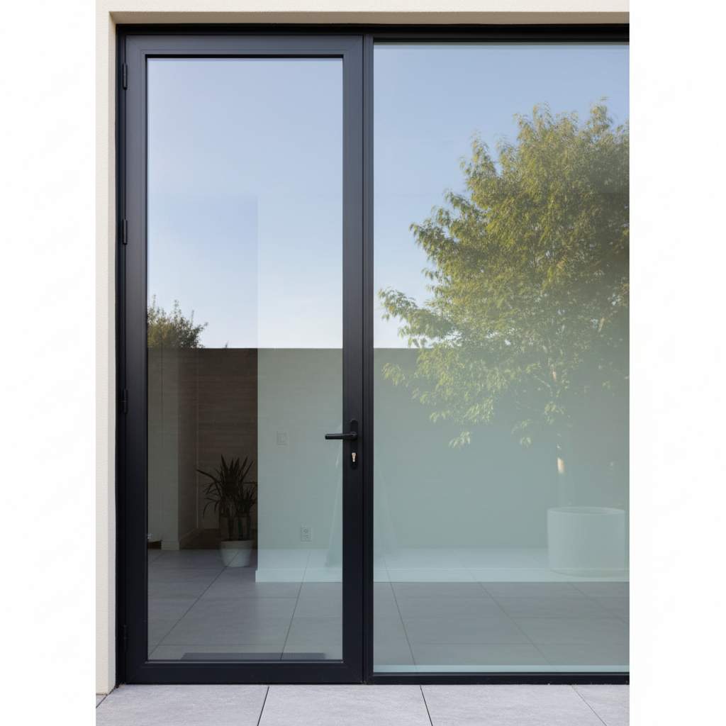 Glass Door Close Up
