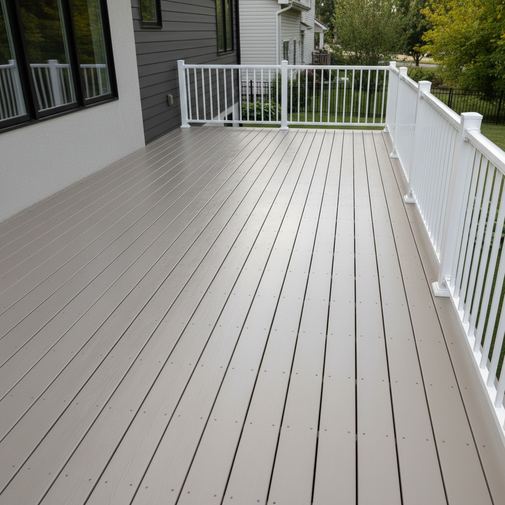 Painted Wood Deck