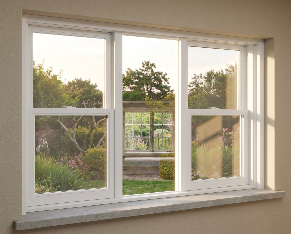 double hung window